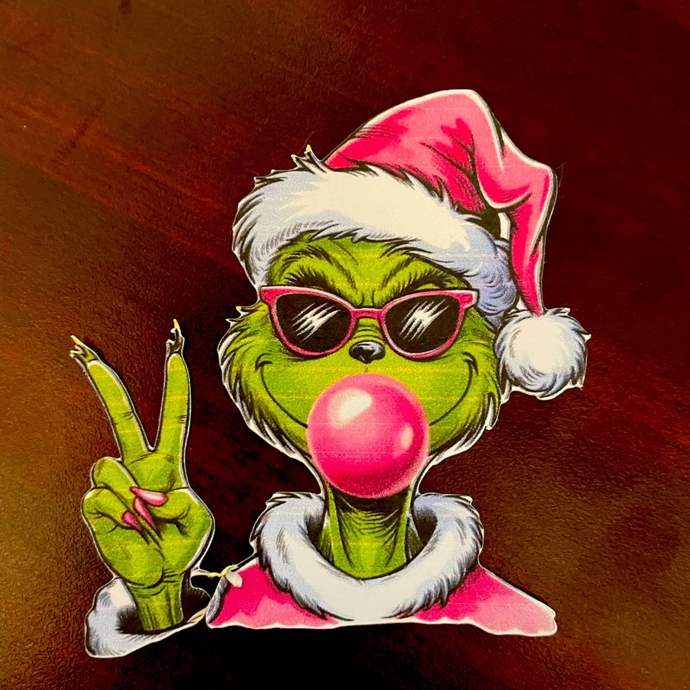 Grinchy sticker